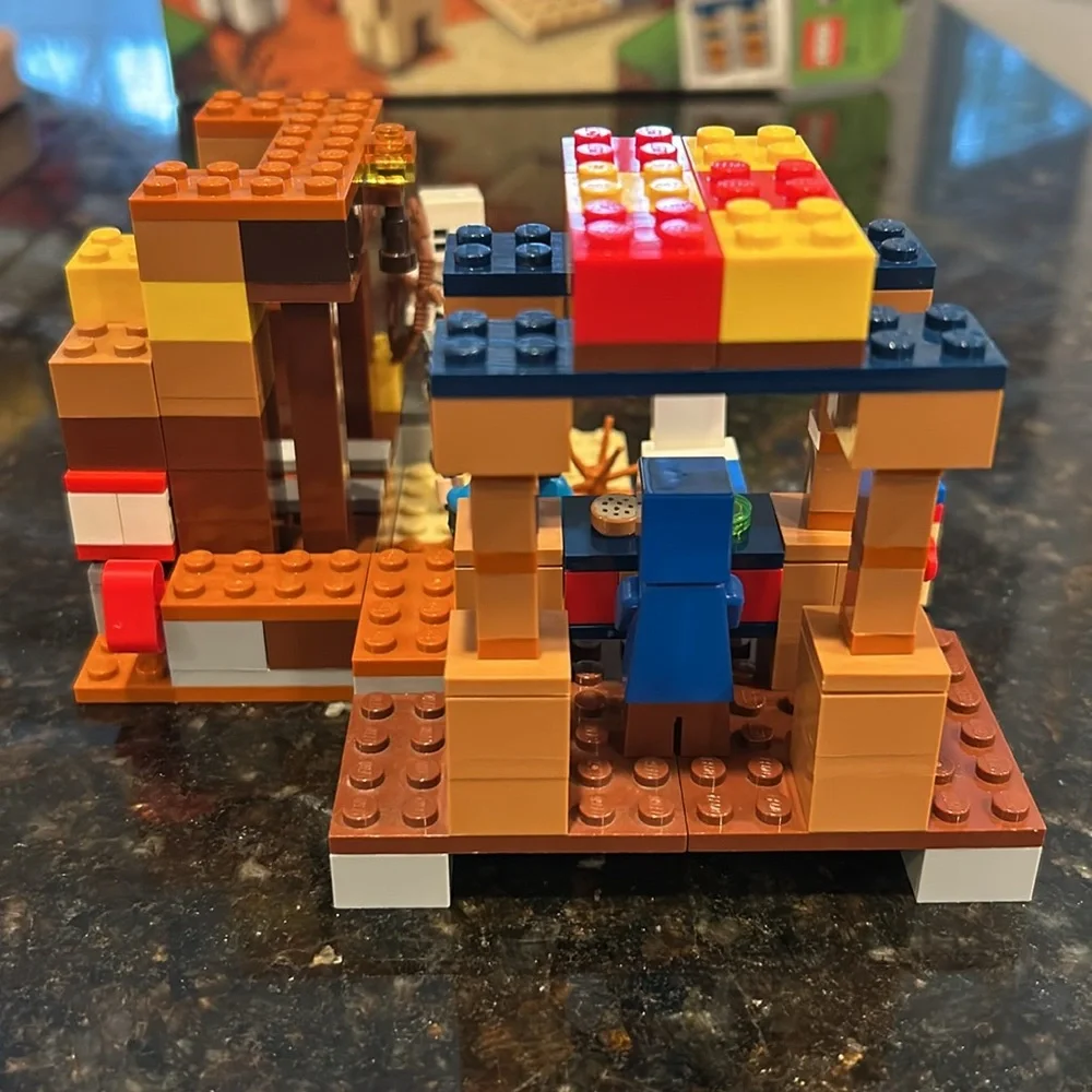 Retired LEGO Minecraft Set 21167: The Trading Post